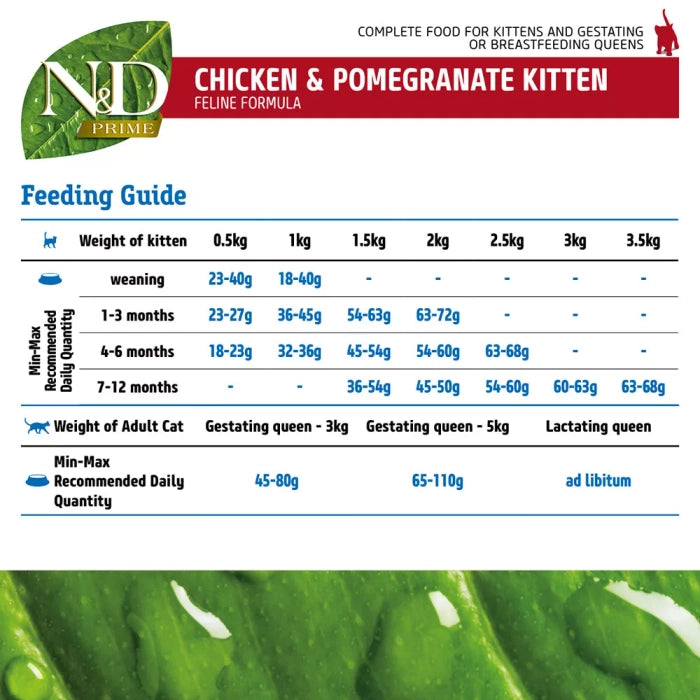 N&D - Prime Chicken & Pomegranate Kitten Dry Food