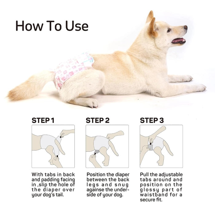 Fofos-Barkbutler Disposable Diaper for Male Dogs