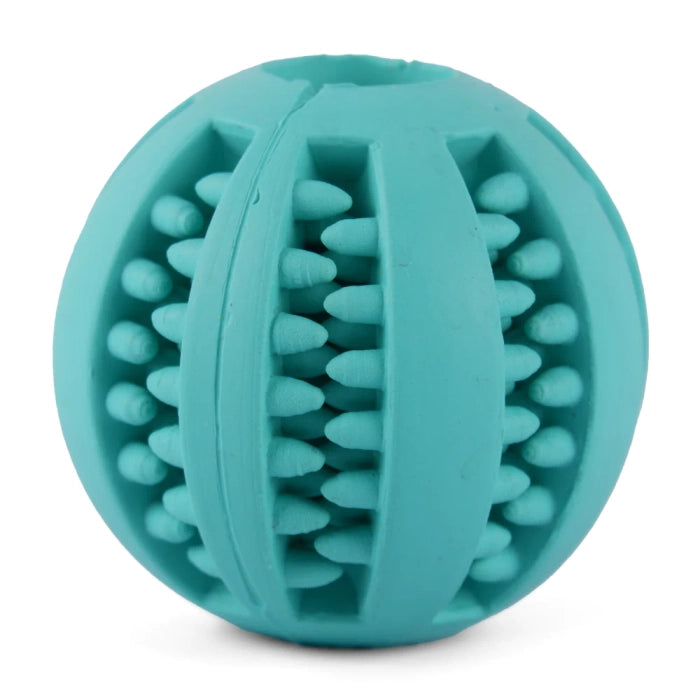 Trixie - Denta Fun Ball Mint Flavour Natural Rubber Toy for Medium Chewers