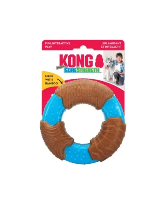 Kong- CoreStrength Bamboo Ring Dog Chew Toy