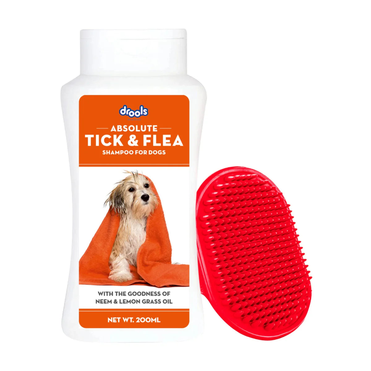 Drools- Absolute Tick & Flea Shampoo for Dogs