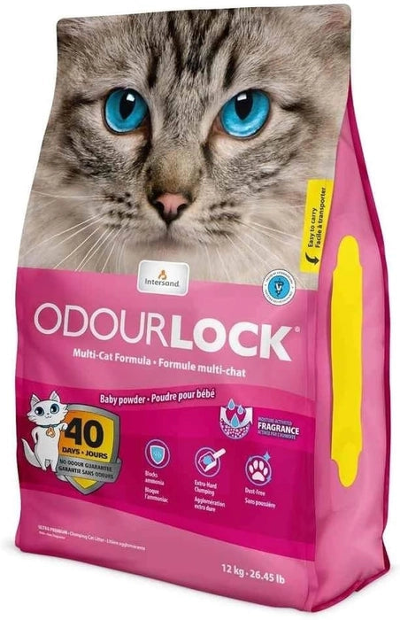 Intersand - Catlitter Odour Lock Baby Powder