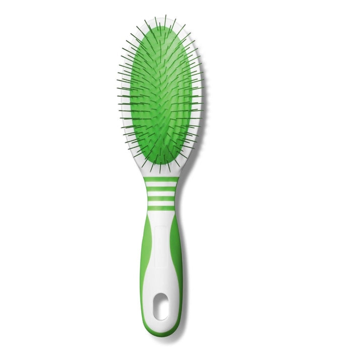 Andis- Large Pin Brush White and Lime Green