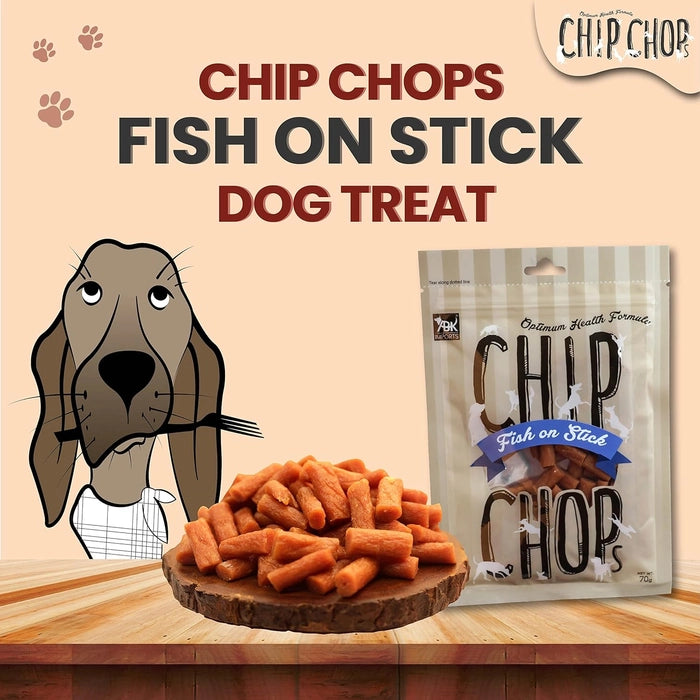 Chip Chops - Fish on Stick Treat for Dog