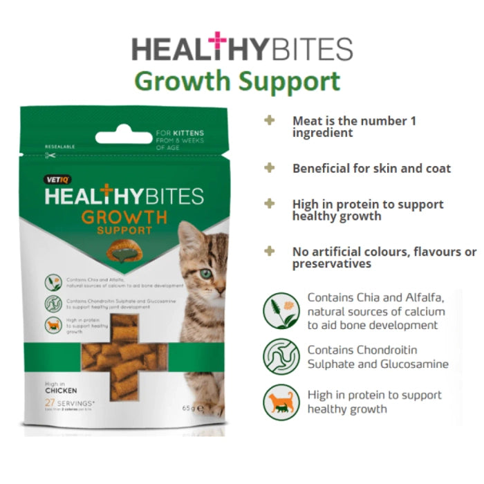 Mark and Chappell-Healthy Bites Growth Support For Kittens