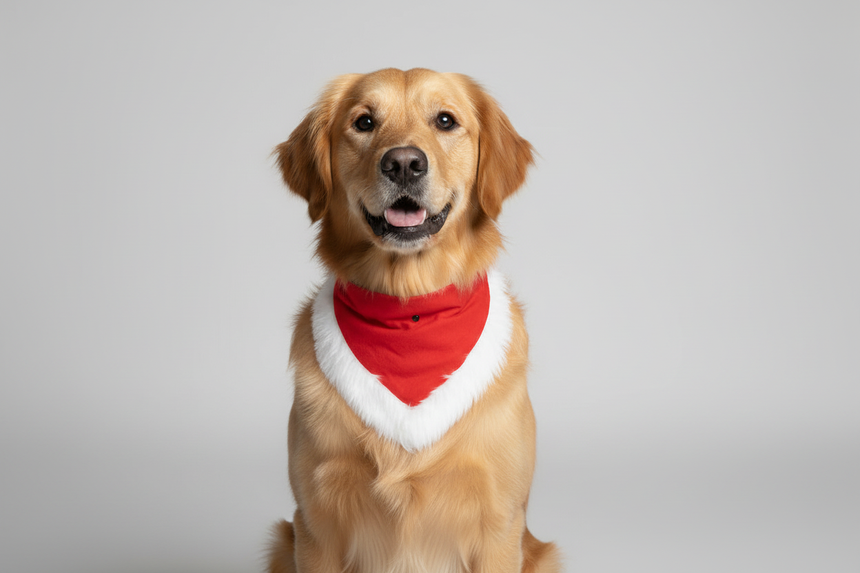 Story Tails Christmas Shearing Bandana