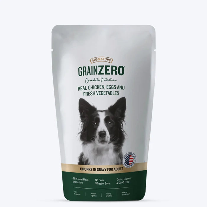 Signature - Grain Zero Chicken Chunks in Gravy Wet Food for Adult & Senior Dogs