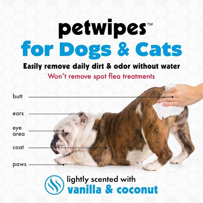 Petkin- Pet Wipes Mega Value Pack 125 Count