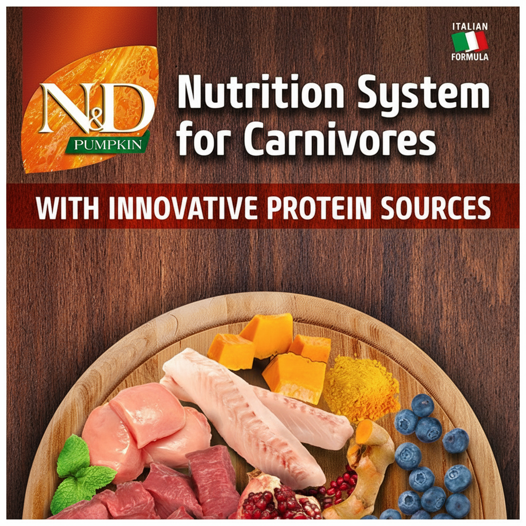 N&D Pumpkin Lamb and Blueberry Starter Medium & Maxi Puppy Dog Wet Food