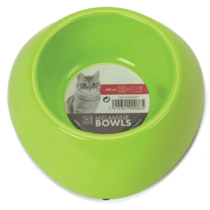 M-Pets Single Round Melamine Bowl for Cat