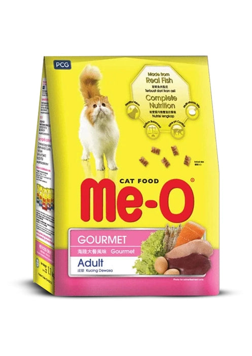 Me-O Adult Gourmet Cat Dry Food