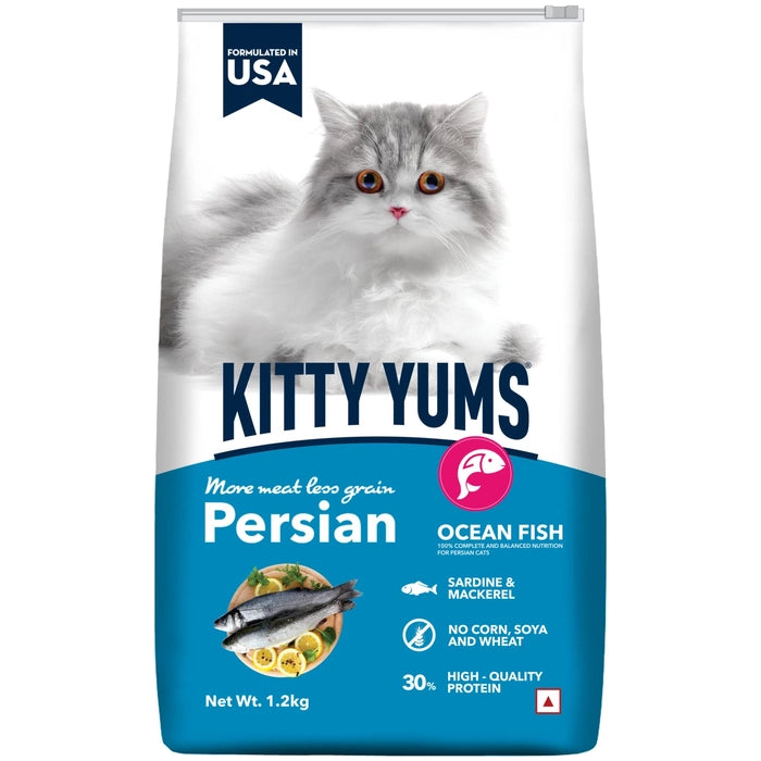 Kitty Yums- Persian Ocean Fish  Dry Cat Food