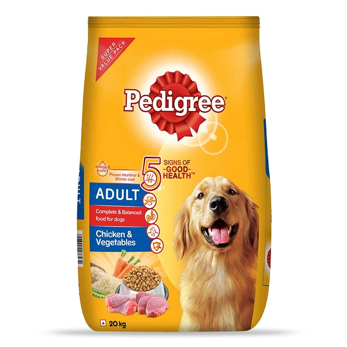 Pedegree-Adult Dry Dog Food Chicken & Vegetables Flavor