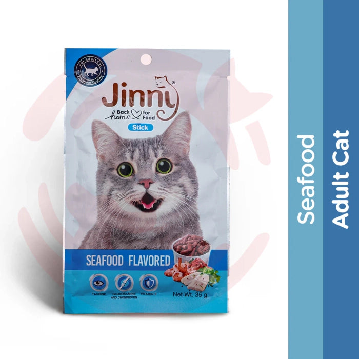 Jinny- Seafood Cat Treats 35Gm