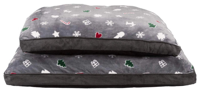 Trixie- Xmas Yuki Cushion For Dogs (Grey)