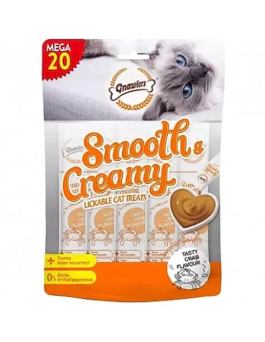 Gnawlers- Smooth Creamy Treat for Cats Pack of 20 Tubes