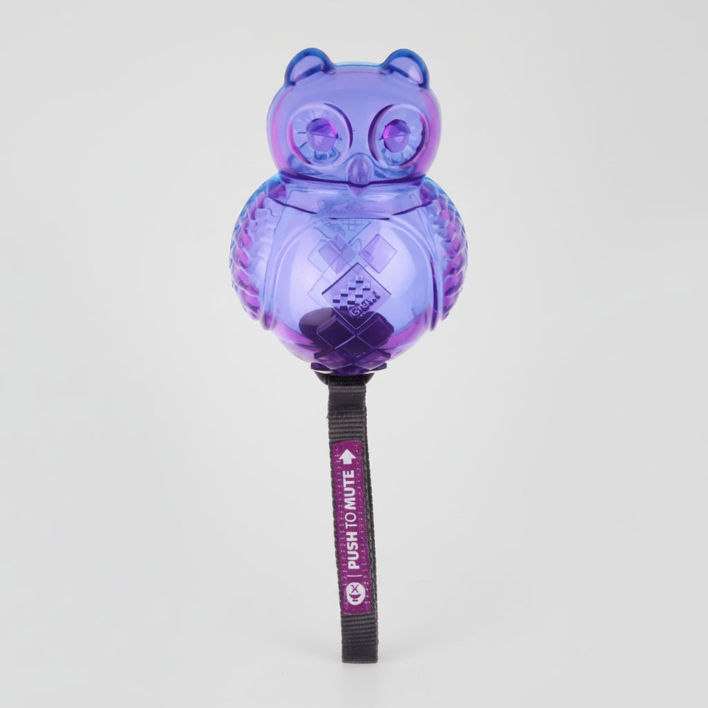 GiGwi Push to Mute Owl Chew Toy for Dogs
