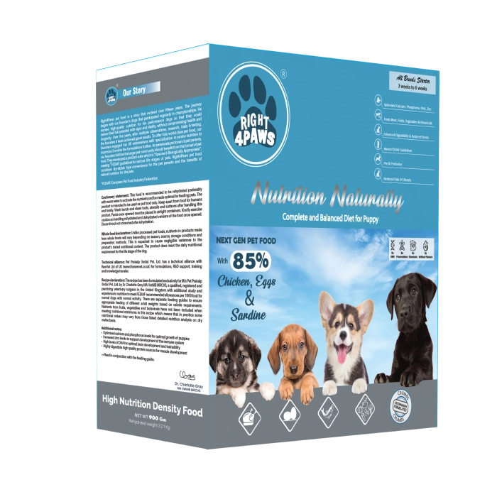 Right 4 Paws - Starter All Breeds Puppies Dry Food