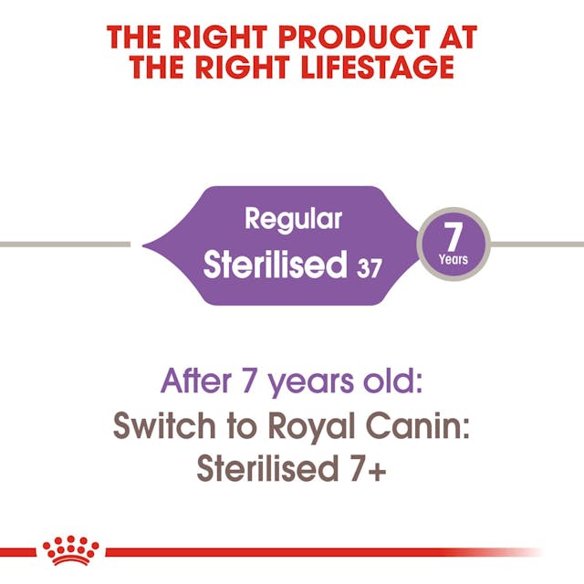 Royal Canin- Sterilised Dry Adult Cat Food Meat Flavor