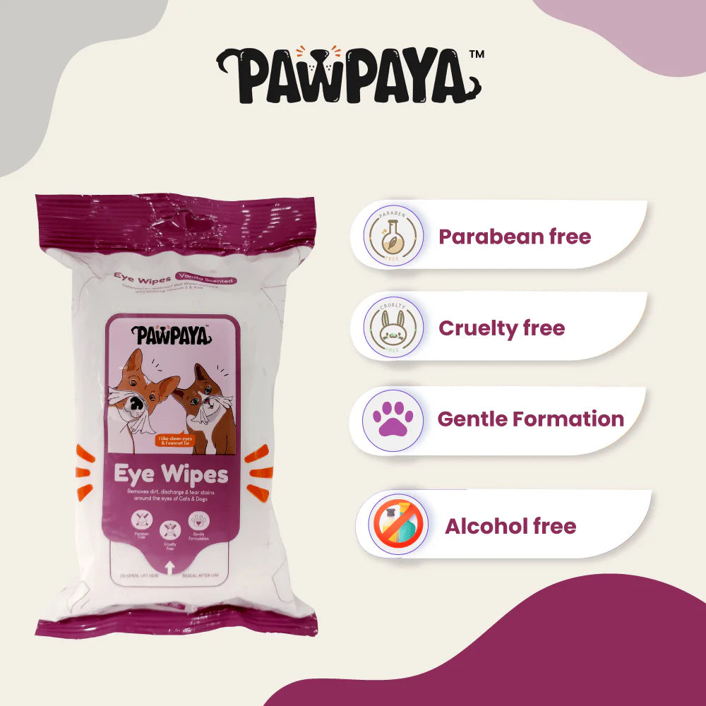 Pawpaya-Eye Wipes 25 Wipes