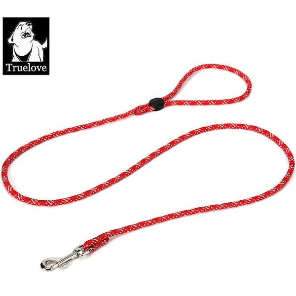 True Love - High Density Rope Webbing Leash - Fuchsia