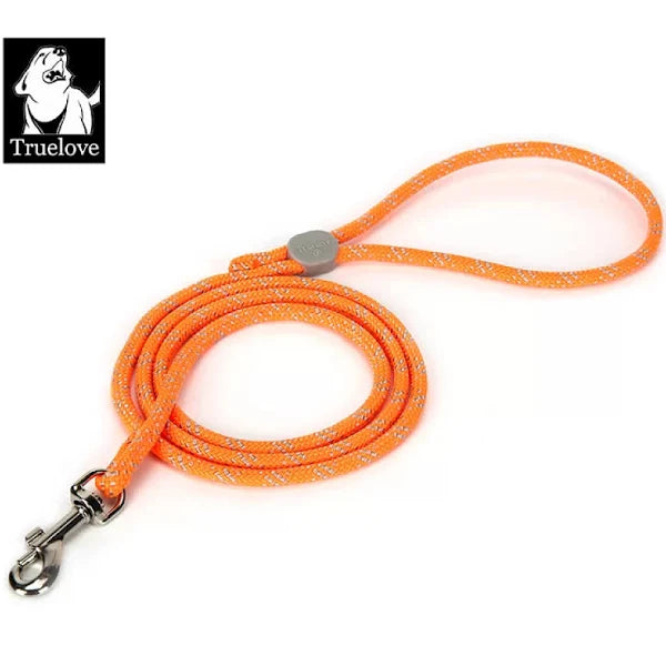 True Love - High Density Rope Webbing Leash - Fuchsia