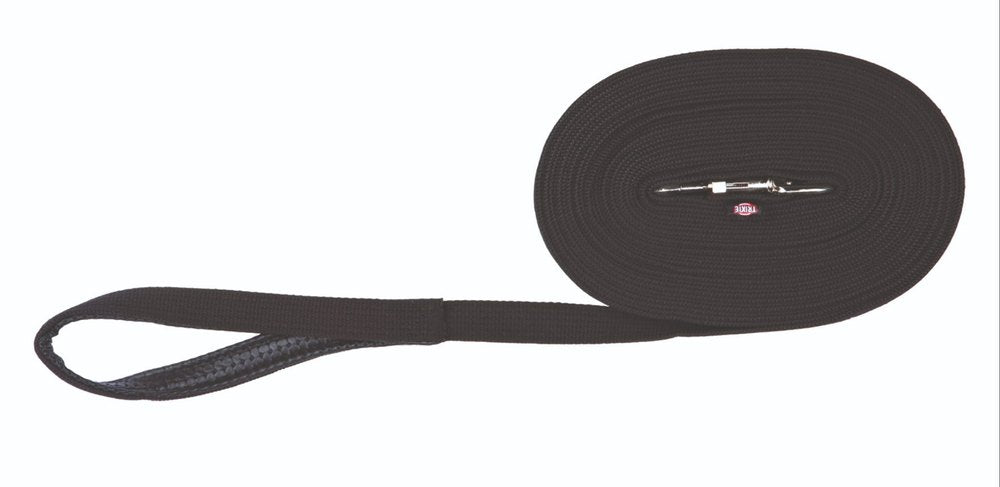 Trixie- Black Cotton Tracking Leash for Dogs