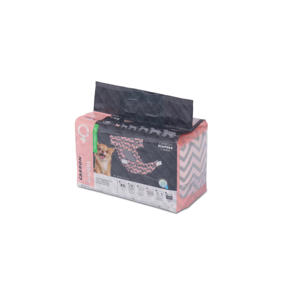 M-Pets Female Carbon Dog Diapers