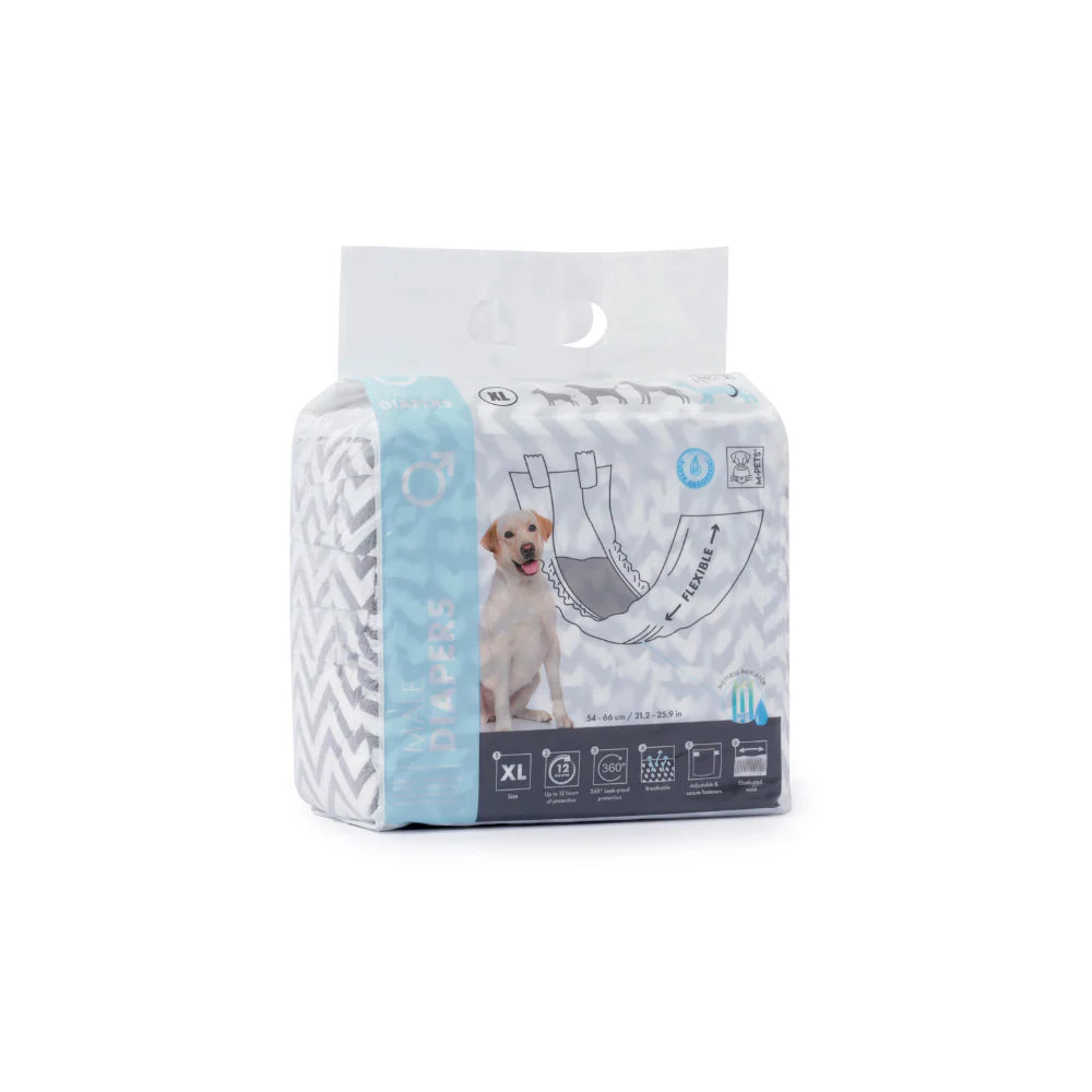 M Pets Diapers for Male Dogs