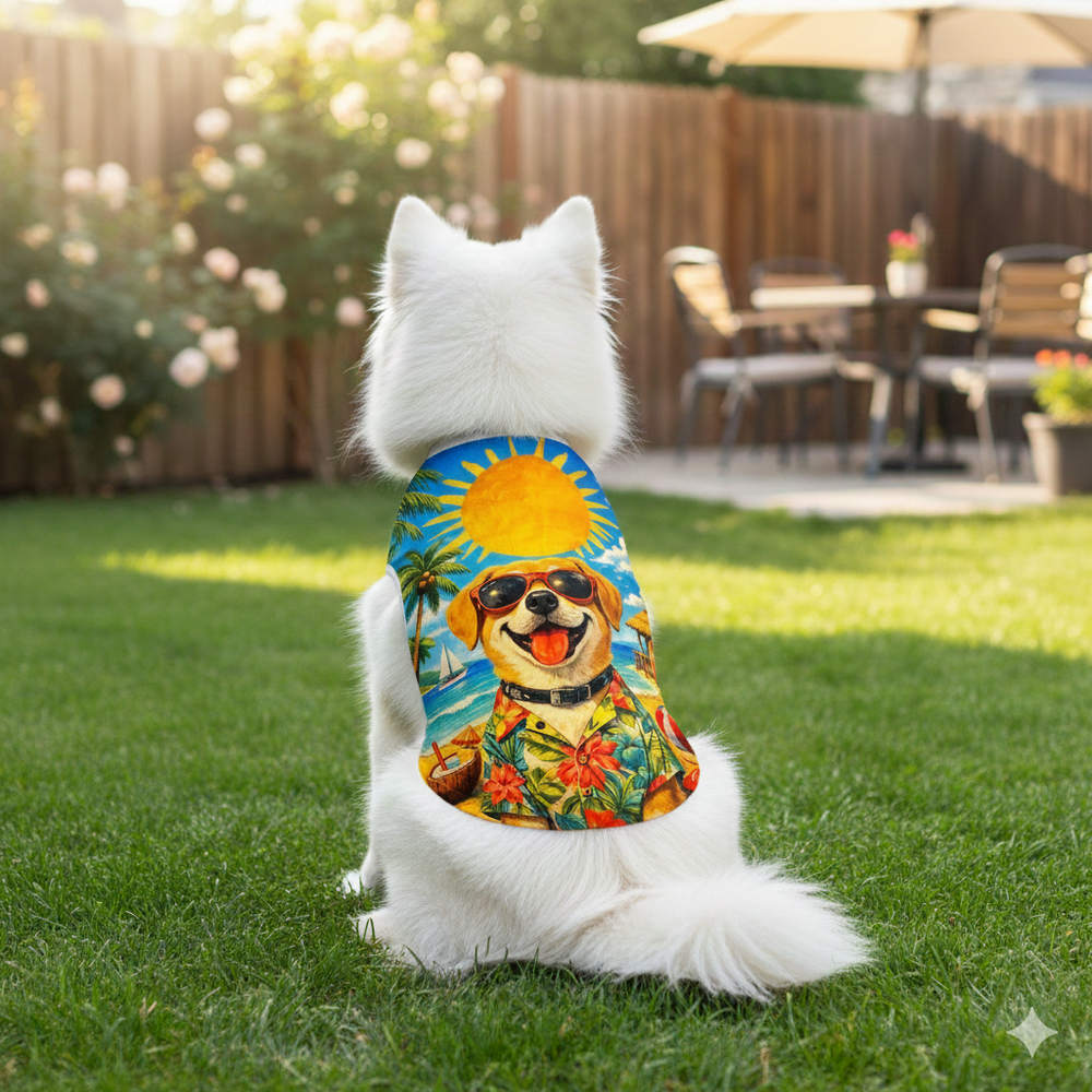 Pets Way Vacation T-shirt for Dogs