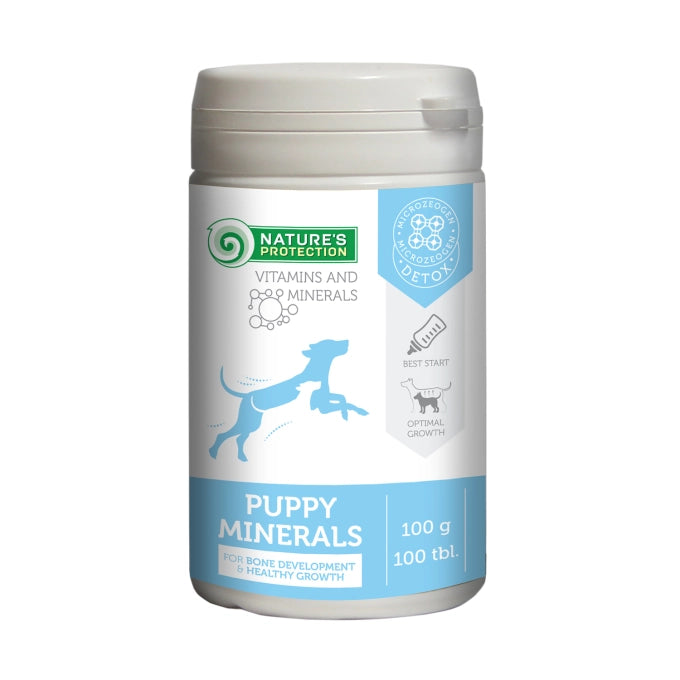 Nature's Protection Puppy Minerals Complementary Feed For Puppies For Bone Development & Healthy Growth