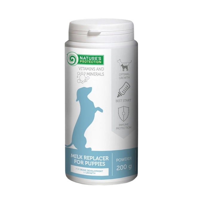 Nature's Protection Puppy Milk Replacer for Puppies for Bone Development & Growth