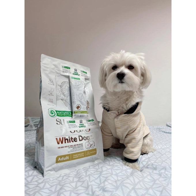 Nature's Protection Superior Care White Dogs Lamb Adult Small and Mini Breeds Dog Dry Food