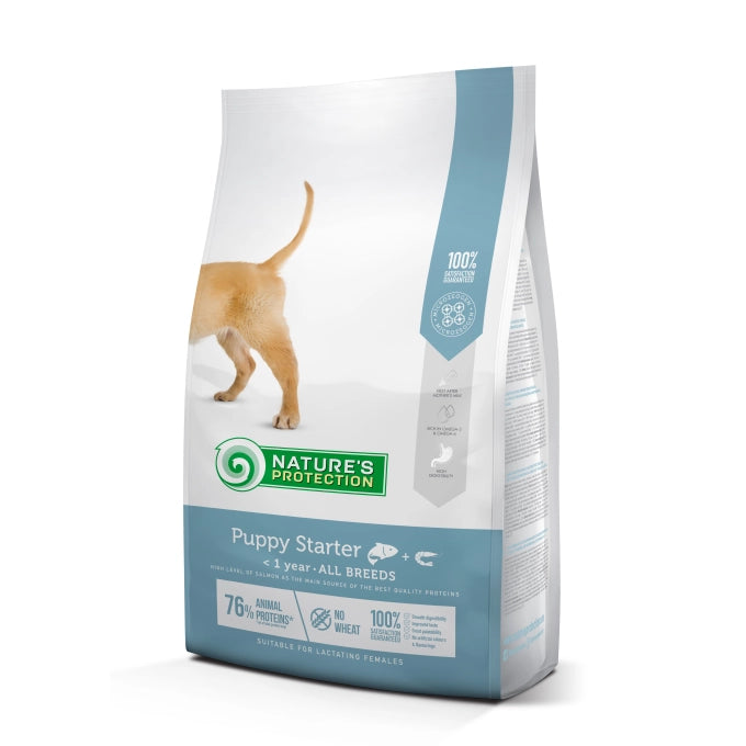 Nature's Protection Puppy Starter Salmon with Krill of All Breed Dog Dry Food