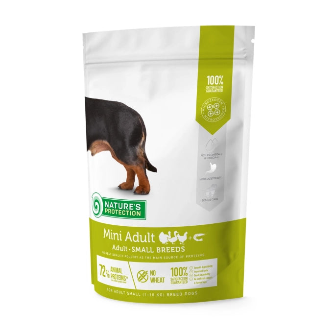 Nature’s Protection Mini Adult Poultry with krill Small Breed Dog Dry Food