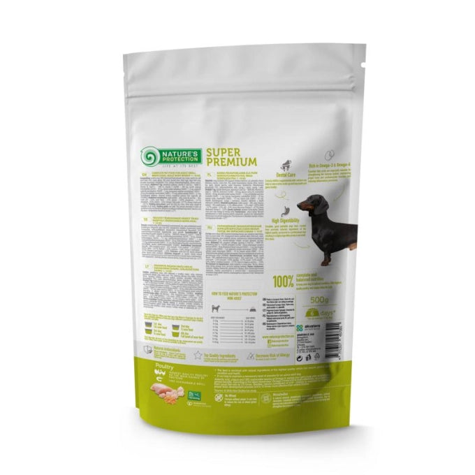 Nature’s Protection Mini Adult Poultry with krill Small Breed Dog Dry Food