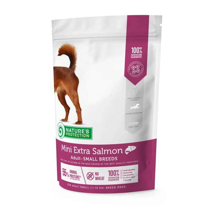 Nature’s Protection Mini Extra Salmon Adult Small breed Dog Dry Food