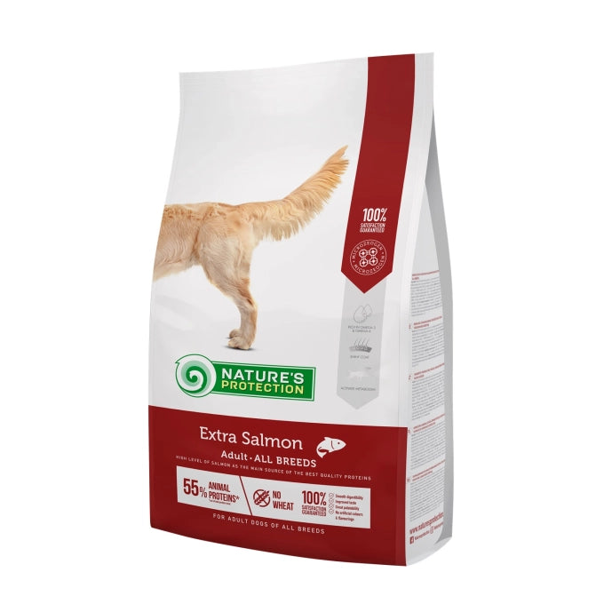 Nature’s Protection Adult Dogs Of All Breeds With Extra Salmon Dog Dry Food