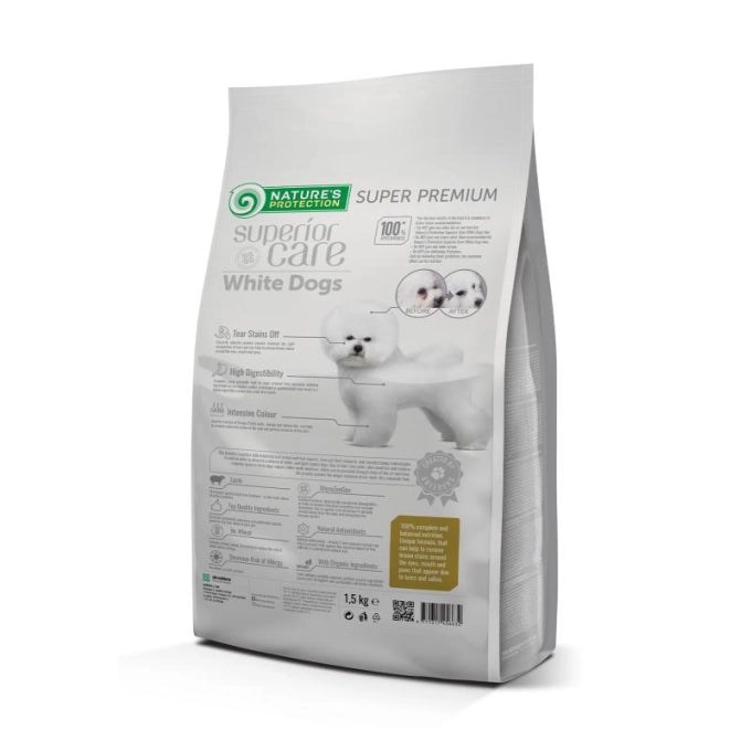 Nature's Protection Superior Care White Dogs Lamb Adult Small and Mini Breeds Dog Dry Food