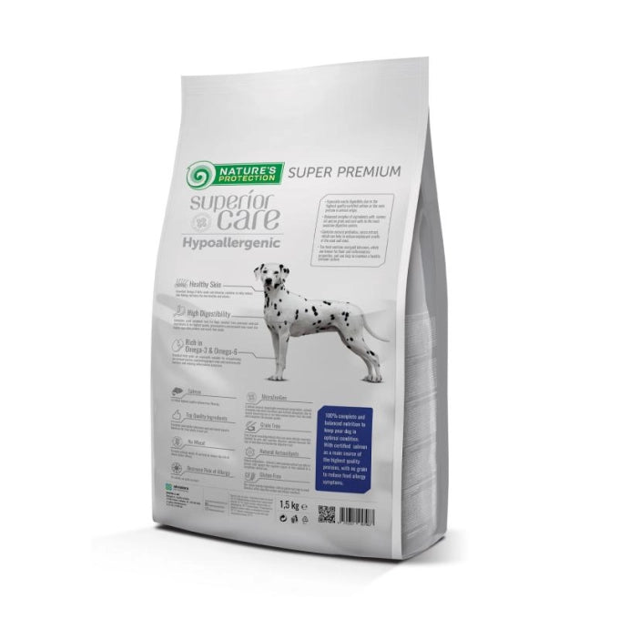 Nature’s Protection Superior Care Hypoallergenic Grain Free Salmon Adult All Breeds Dog Dry Food