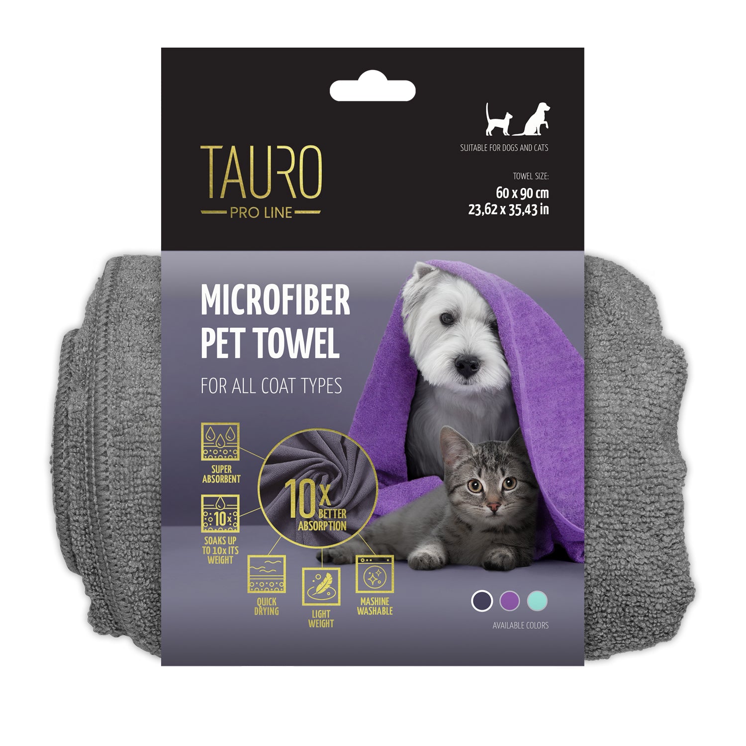 Tauro Pro Line microfiber towel for pets