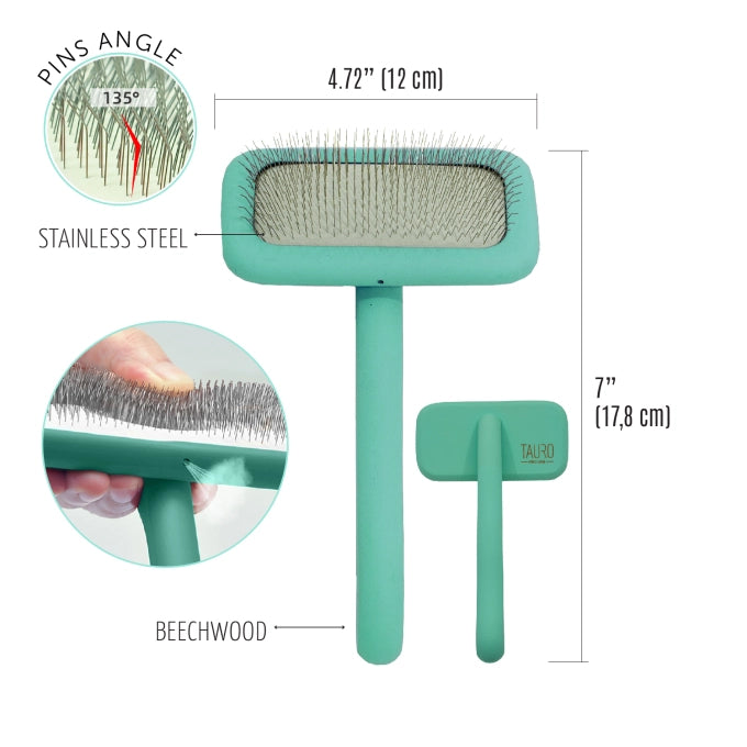 Tauro Pro Line- Brush Wooden Rectangular Shape  L