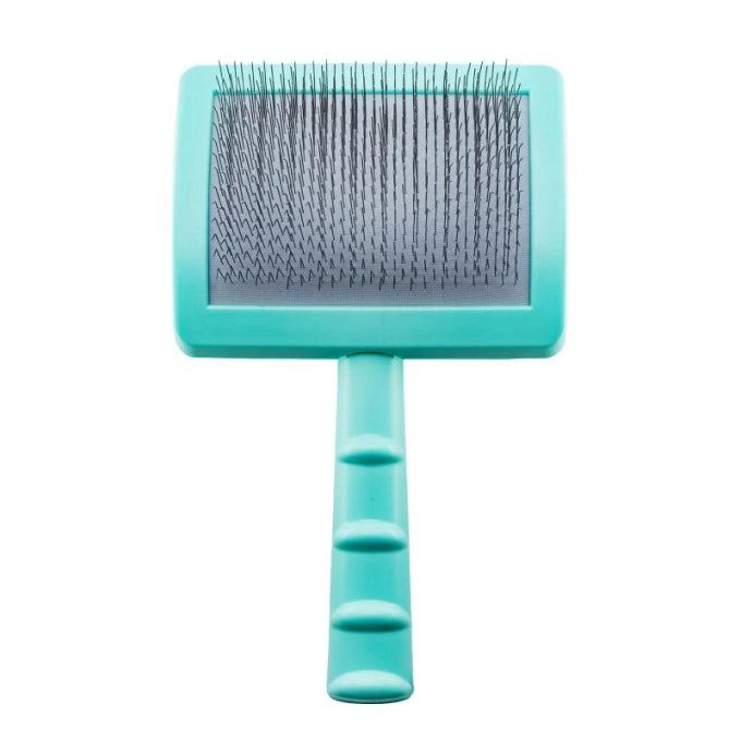 Tauro Pro Line Plastic Brush with Hard Stainless Steel Pins Mint