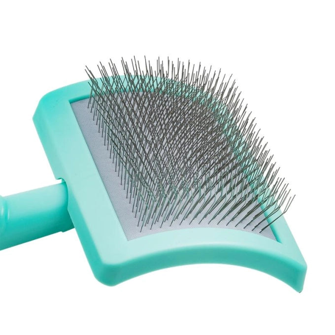 Tauro Pro Line Plastic Brush with Hard Stainless Steel Pins Mint