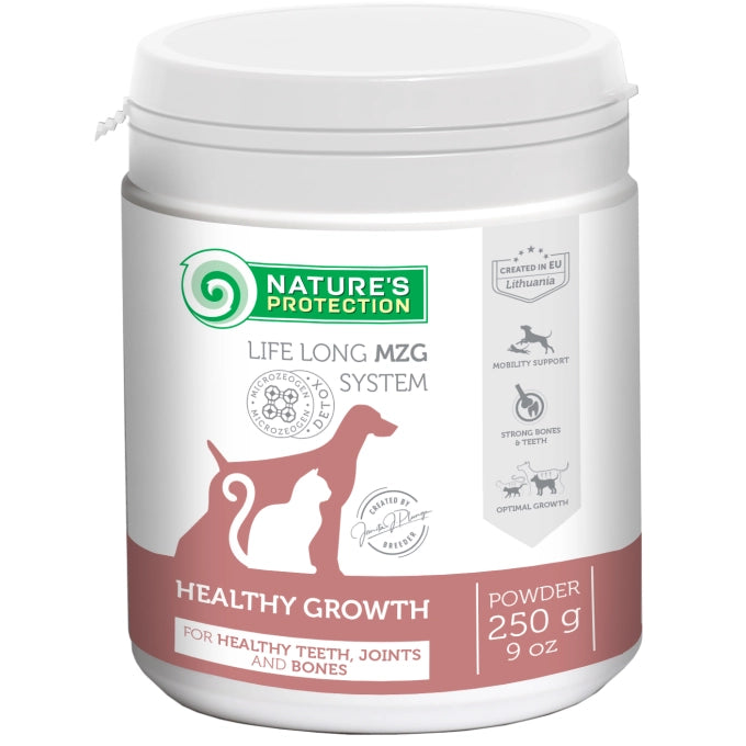 Nature's Protection Healthy Growth Formula Complementary Feed For Growing Dogs And Cats For Feeth Joints & Bones