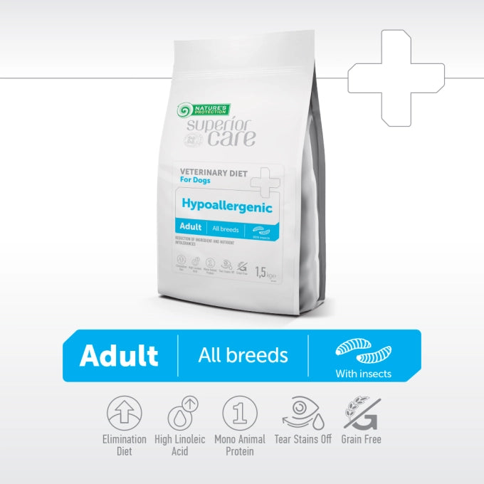 Nature’s Protection Superior Care Veterinary Diet Hypoallergenic Insect Adult All Breed Dog Dry Food