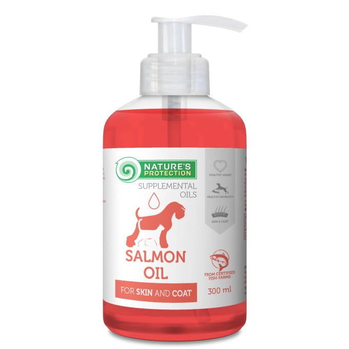 Nature's Protection Salmon Oil For Skin And Coat Of Adult Dogs And Cats