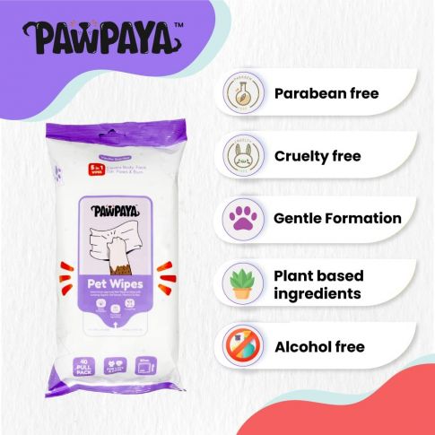 Pawpaya- Ear Wipe Pull Pack