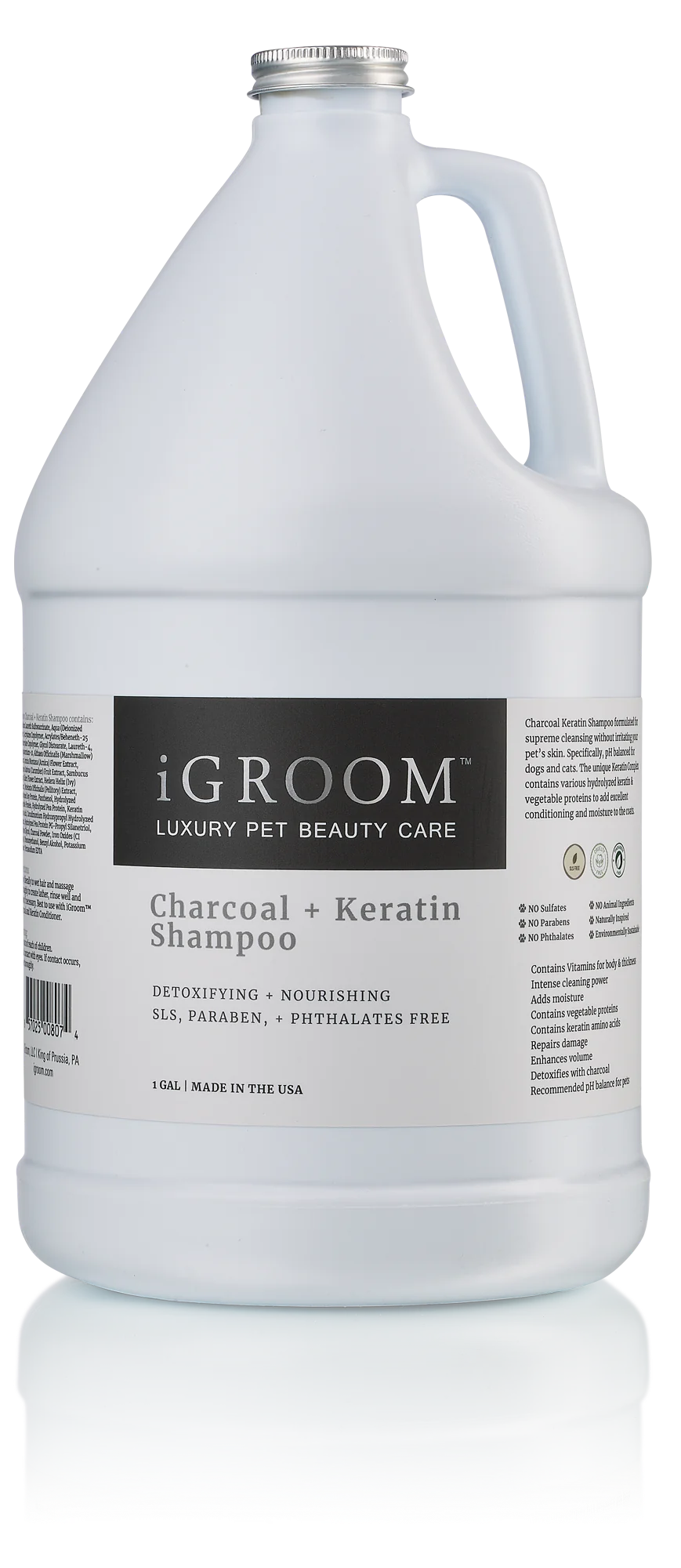 iGroom- Charcoal+keratin Shampoo standard